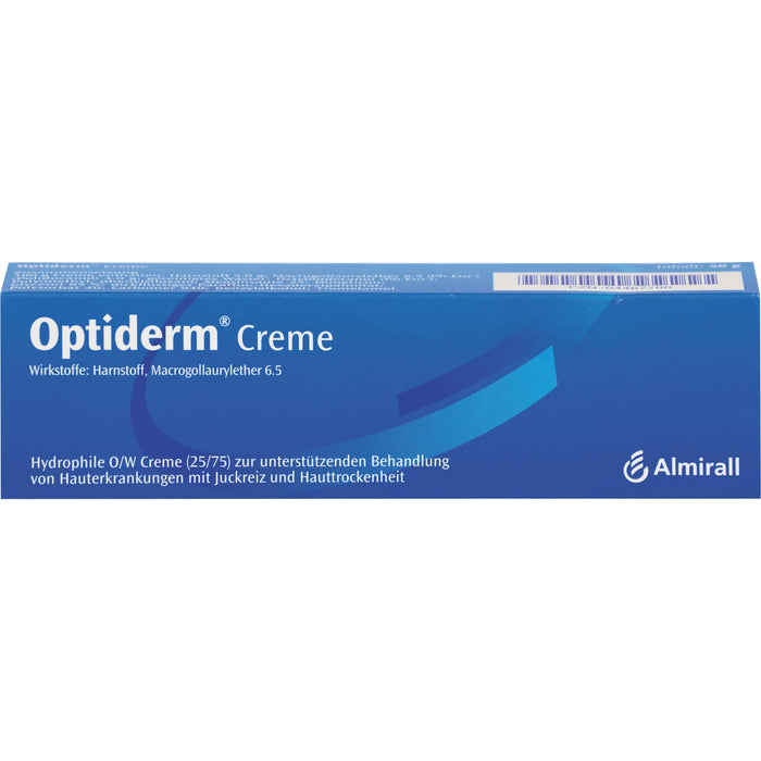 Optiderm Creme bei Hauterkrankungen mit Juckreiz und Hauttrockenheit, 50 g Crème