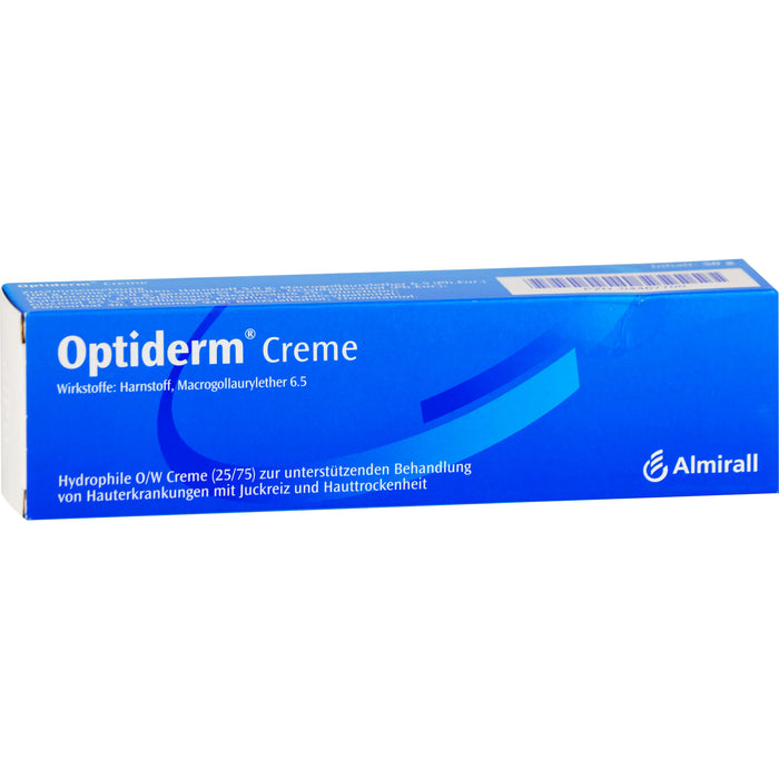 Optiderm Creme bei Hauterkrankungen mit Juckreiz und Hauttrockenheit, 50 g Creme