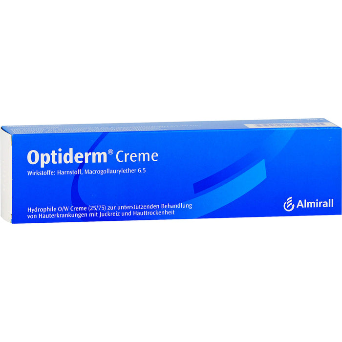 Optiderm Creme bei Hauterkrankungen mit Juckreiz und Hauttrockenheit, 100 g Creme