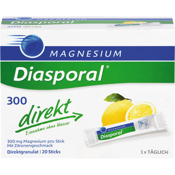 Diasporal 300 direkt Magnesium Granulat Sticks, 20 pcs. Sachets