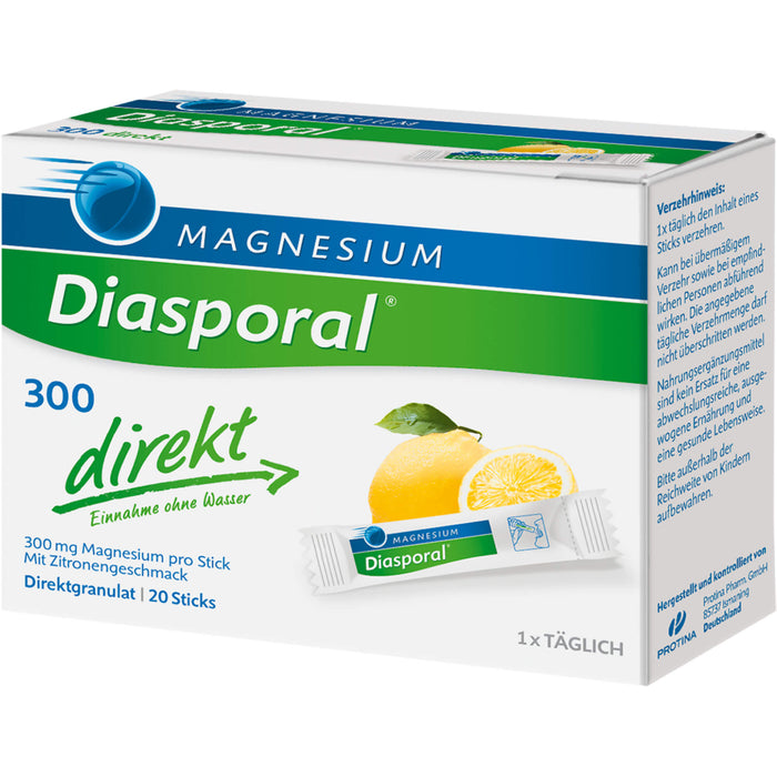 Diasporal 300 direkt Magnesium Granulat Sticks, 20 pc Sachets