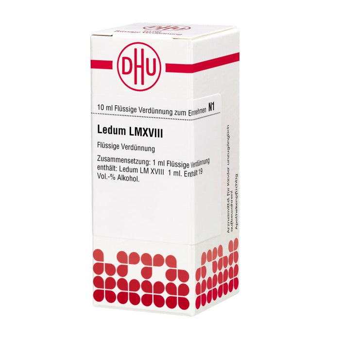 DHU Ledum LM XVIII Dilution, 10 ml Lösung