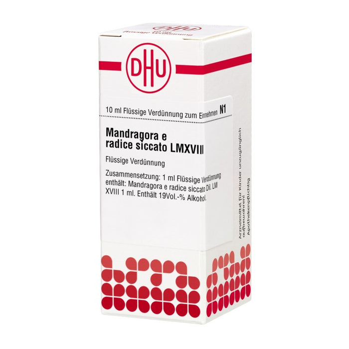 Mandragora e radice siccata LM XVIII DHU Dilution, 10 ml Lösung