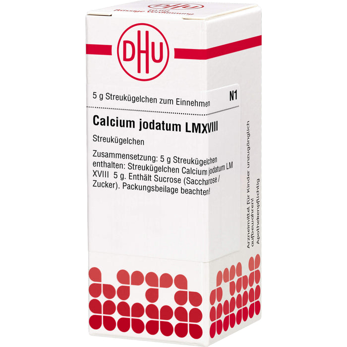 Calcium jodatum LM XVIII DHU Globuli, 5 g Globuli