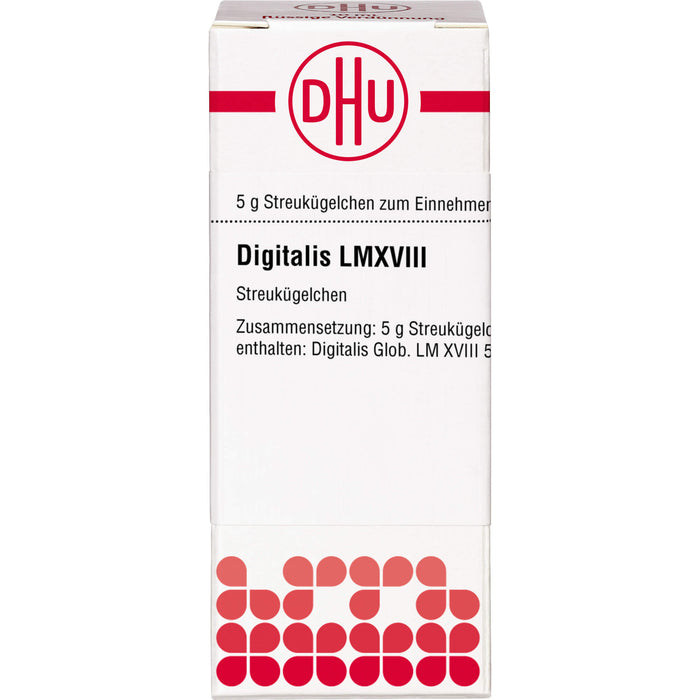 DHU Digitalis LM XVIII Streukügelchen, 5 g Globules