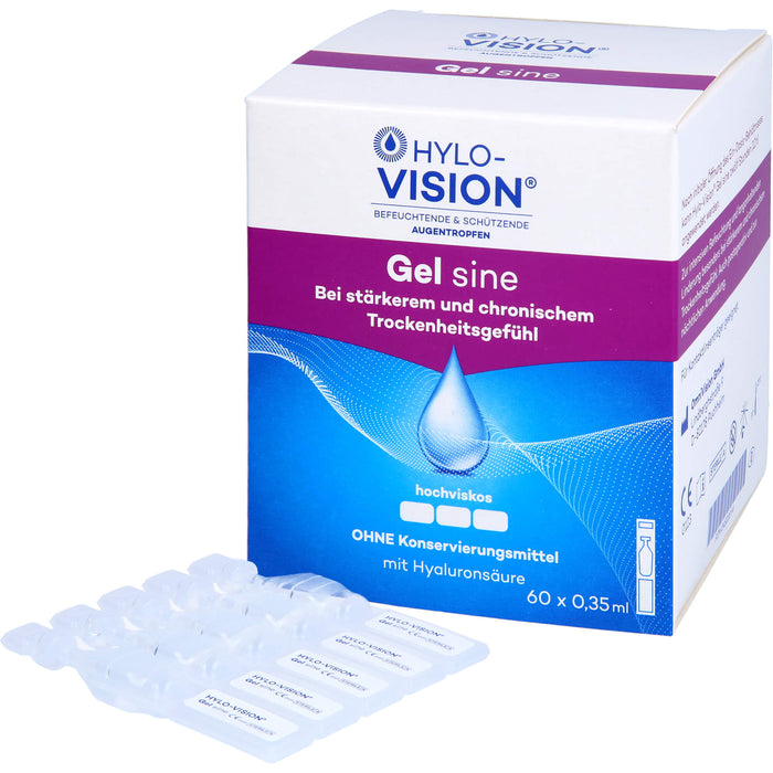 Hylo-Vision Gel sine Augentropfen, 60 St. Ampullen