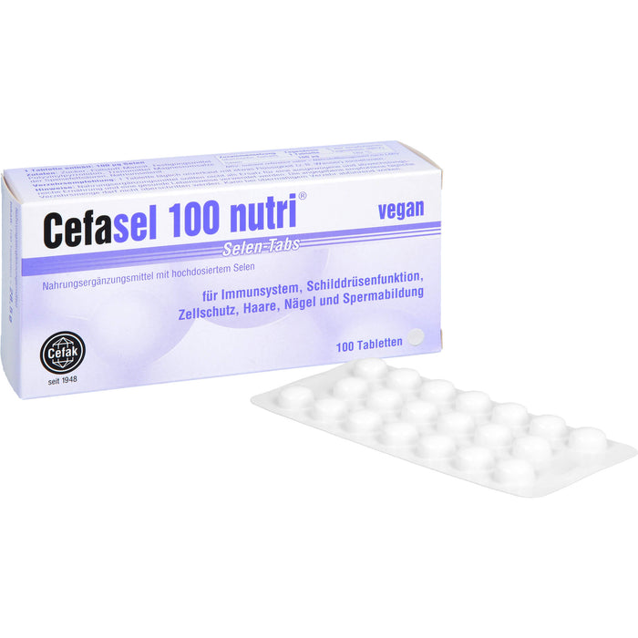 Cefasel 100 nutri Selen-Tabs Tabletten, 100 pcs. Tablets