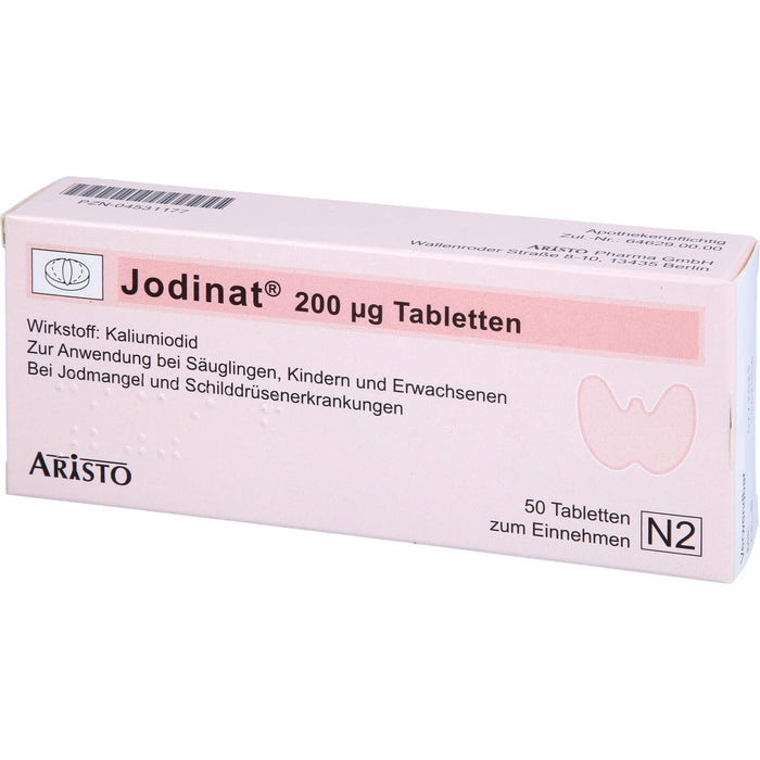 Jodinat 200 µg Tabletten, 50 St TAB