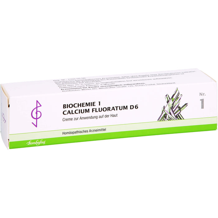 Biochemie 1 Calcium fluoratum Bombastus D6 Creme, 100 ml Cream