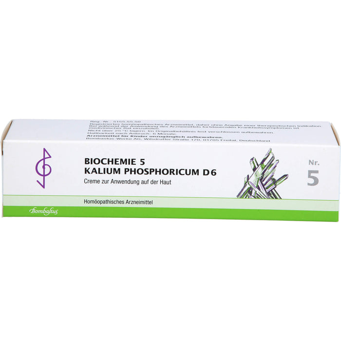 Biochemie 5 Kalium phosphoricum Bombastus D6 Creme, 100 ml CRE