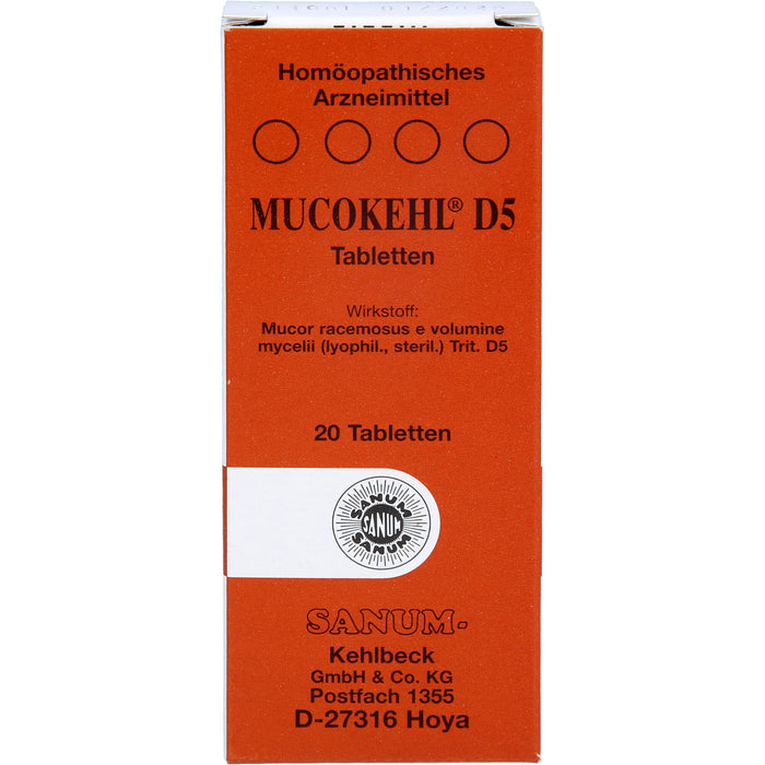 MUCOKEHL D5 Tabletten, 20 pc Tablettes