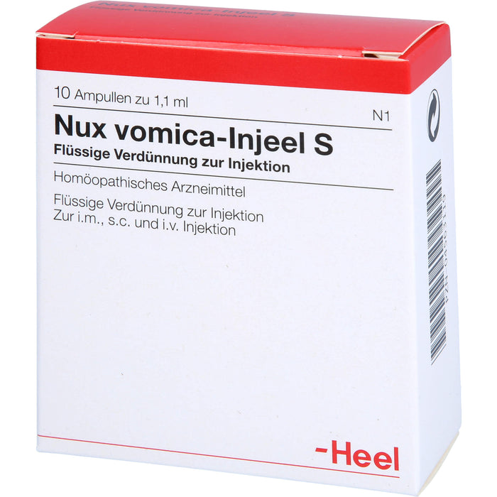 Nux vomica-Injeel S flüssige Verdünnung, 10 pc Ampoules