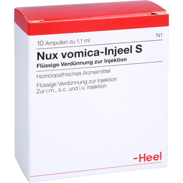 Nux vomica-Injeel S flüssige Verdünnung, 10 pcs. Ampoules