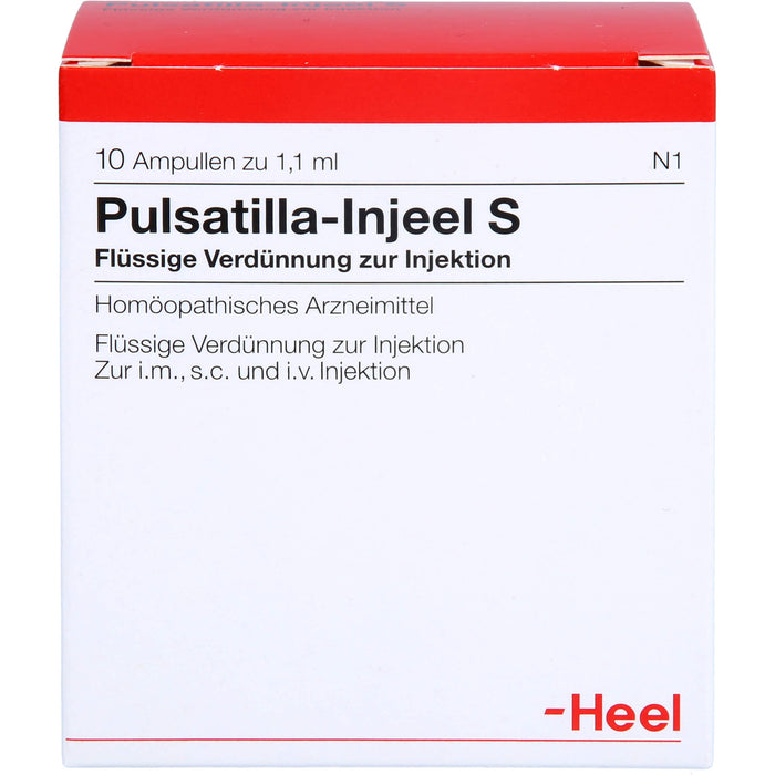 Pulsatilla-Injeel S Ampullen, 10 pcs. Ampoules