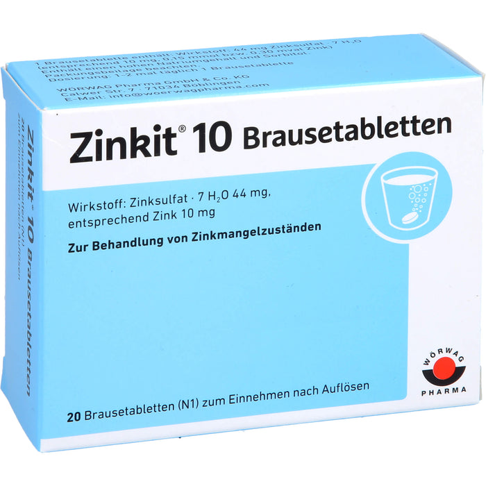 Zinkit 10 Brausetabletten, 20 pcs. Tablets