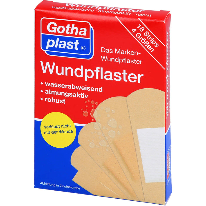 GOTHAPLAST WUNDPFLAST 4 GR, 18 St