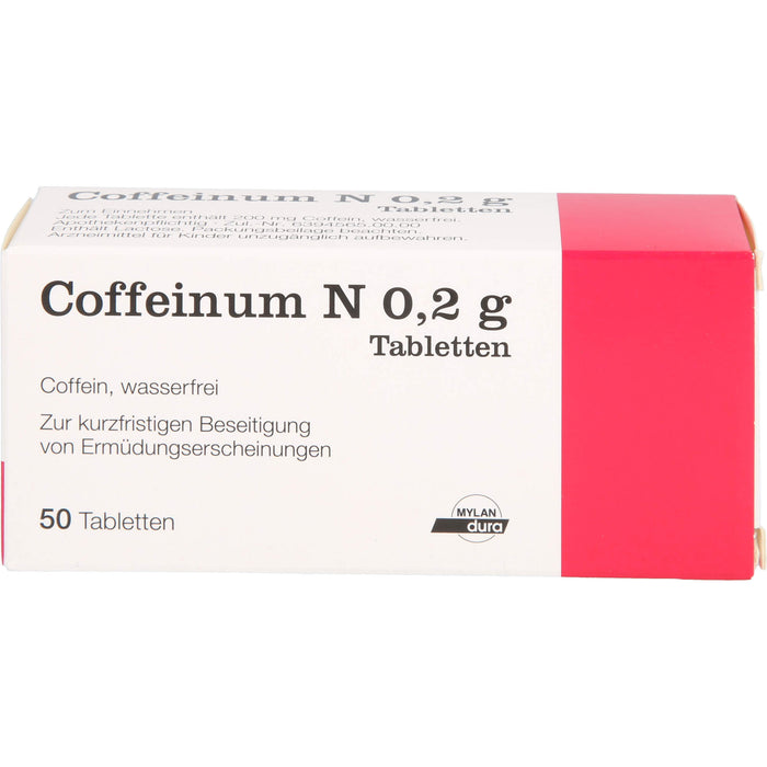 Coffeinum N 0.2 g Tabletten, 50 St. Tabletten