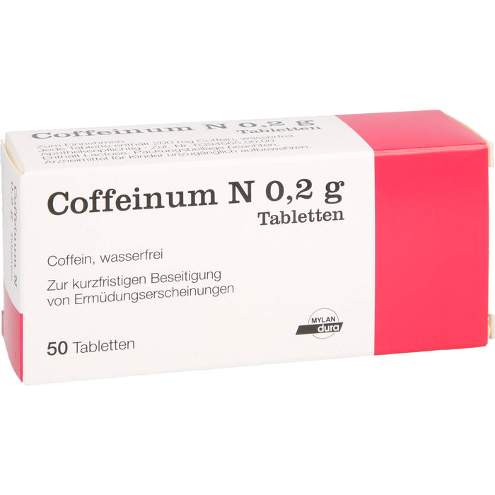 Coffeinum N 0.2 g Tabletten, 50 pc Tablettes