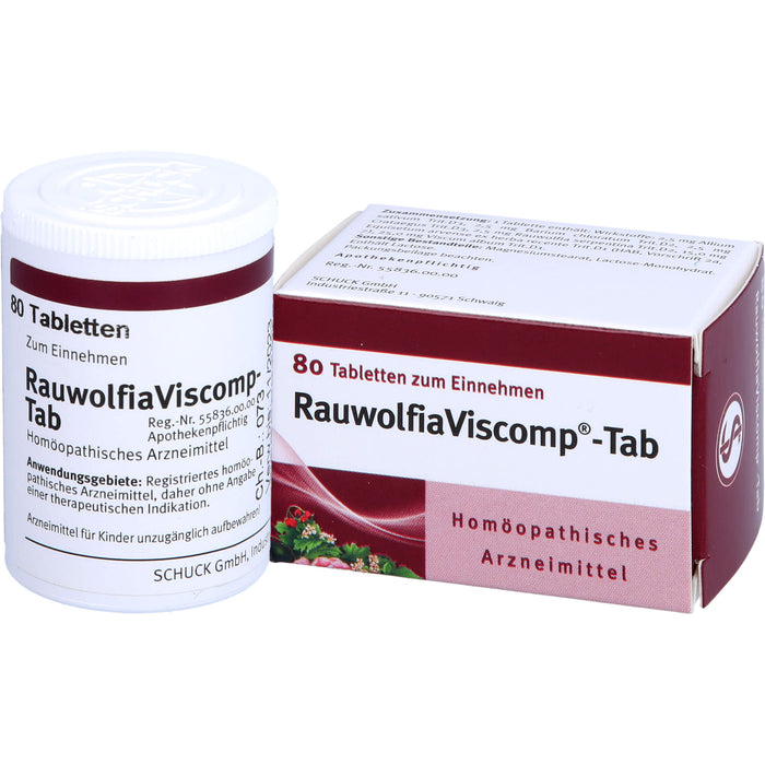 Rauwolfia Viscomp -Tab Tabletten, 80 St. Tabletten