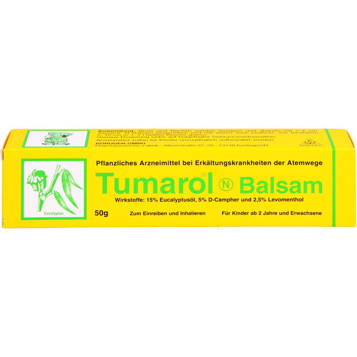 Tumarol N Balsam bei Erkältungskrankheiten der Atemwege, 50 g Creme