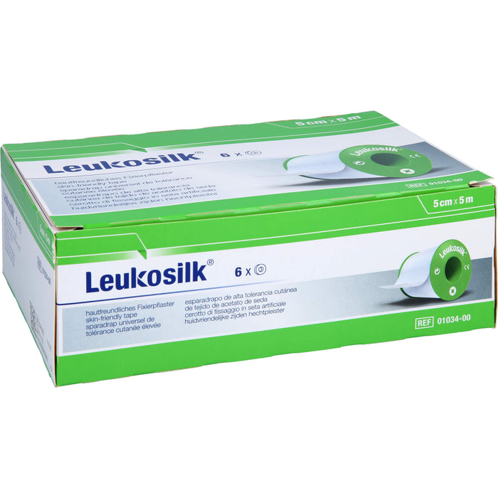 LEUKOSILK 5MX5CM, 6 St PFL