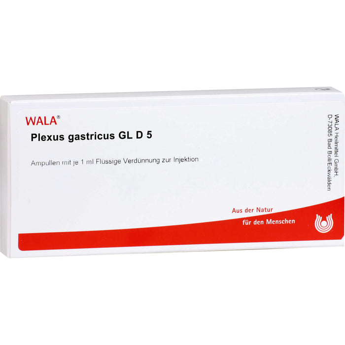 Plexus Gastricus Gl D5 Wala Ampullen, 10X1 ml AMP