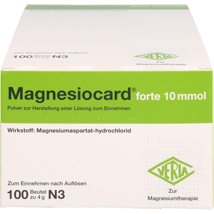 Magnesiocard forte 10 mmol, Pulver zur Herstellung einer Lösung zum Einnehmen, 100 St PLE