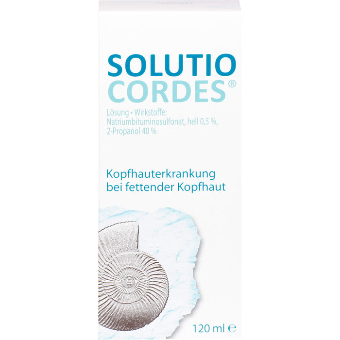 Solutio Cordes Lösung für Kopfhauterkrankungen bei fettender Kopfhaut, 120 ml Solution