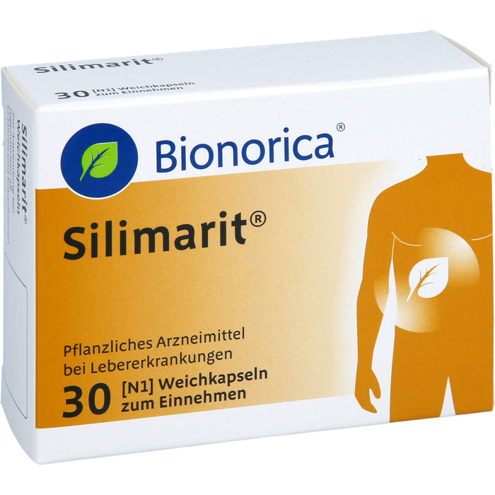 Silimarit Weichkapseln bei Lebererkrankungen, 30 pc Capsules