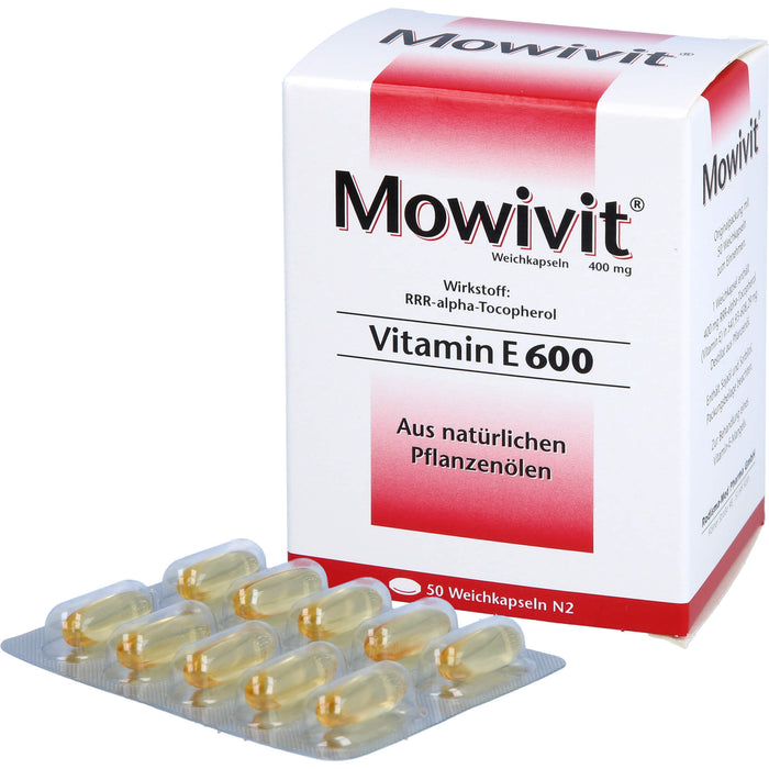 Mowivit Vitamin E 600, 50 St KAP