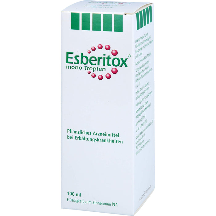 Esberitox mono Tropfen bei Erkältungskrankheiten, 100 ml Lösung