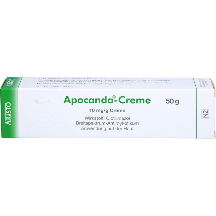 Apocanda-Creme Breitspektrum-Antimykotikum, 50 g Creme