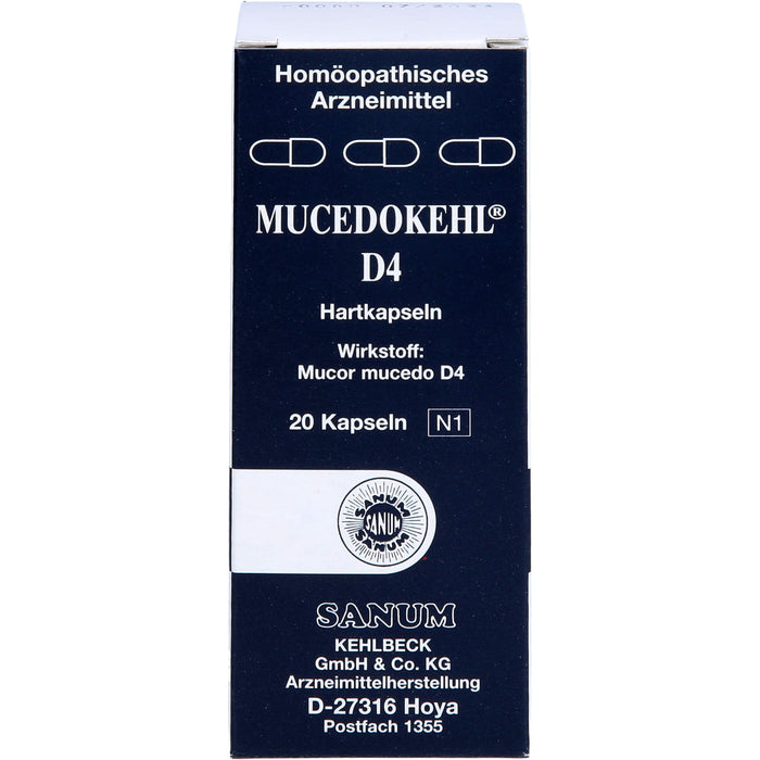 Mucedokehl D4 Kaps., 20 pcs. Capsules