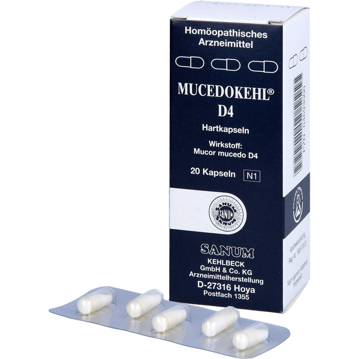 Mucedokehl D4 Kaps., 20 pc Capsules