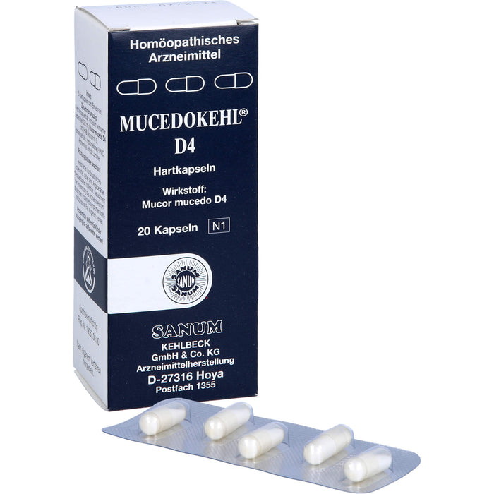 Mucedokehl D4 Kaps., 20 pcs. Capsules