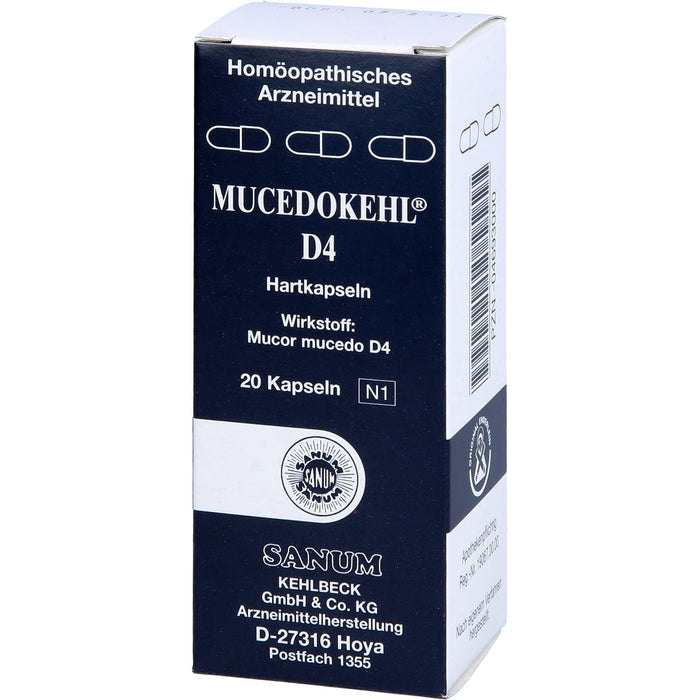 Mucedokehl D4 Kaps., 20 pcs. Capsules