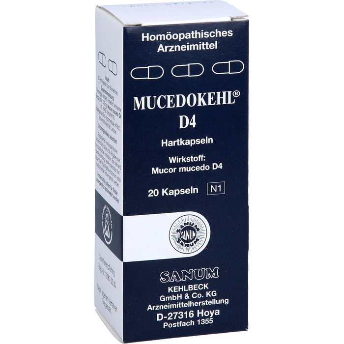 Mucedokehl D4 Kaps., 20 pcs. Capsules