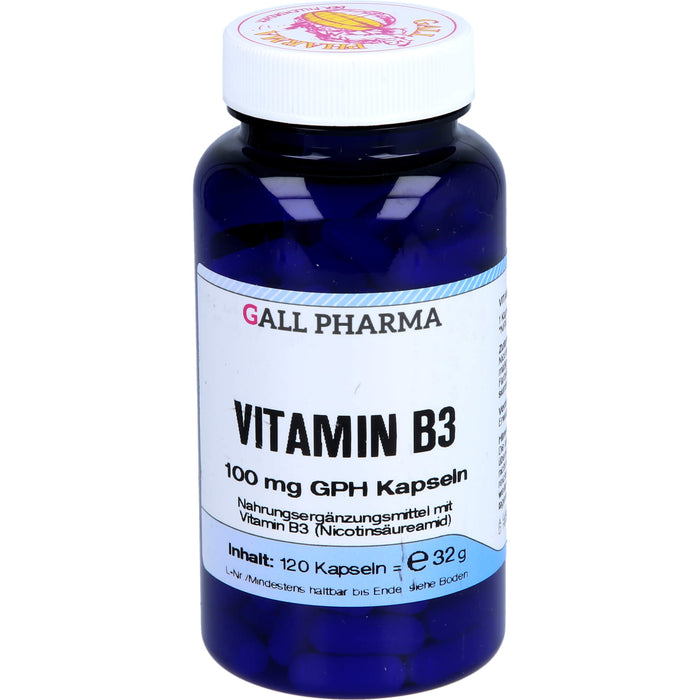 GALL PHARMA Vitamin B3 100 mg GPH Kapseln, 120 pcs. Capsules