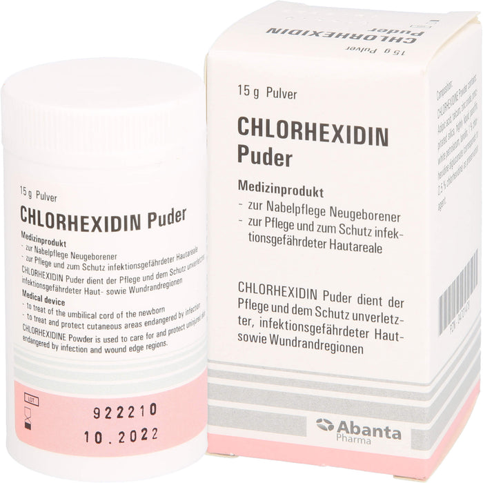 Abanta Pharma Chlorhexidin Puder, 15 g Puder