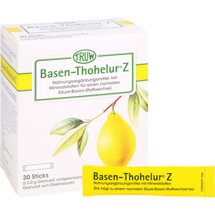 Basen-Thohelur Z Sticks für einen normalen Säure-Basen-Stoffwechsel, 30 St. Beutel