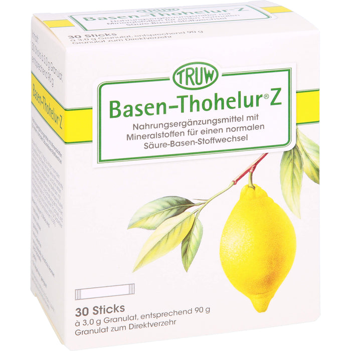 Basen-Thohelur Z Sticks für einen normalen Säure-Basen-Stoffwechsel, 30 pcs. Sachets