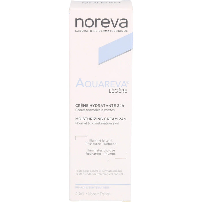 noreva Aquareva Feuchtigkeitscreme 24h, 40 ml Cream