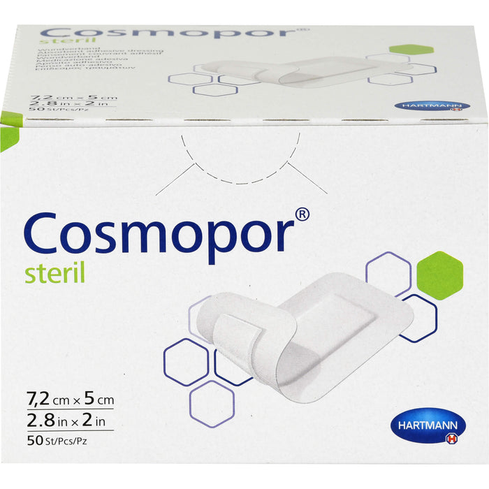 Cosmopor steril 7,2x5cm CPC, 50 St PFL