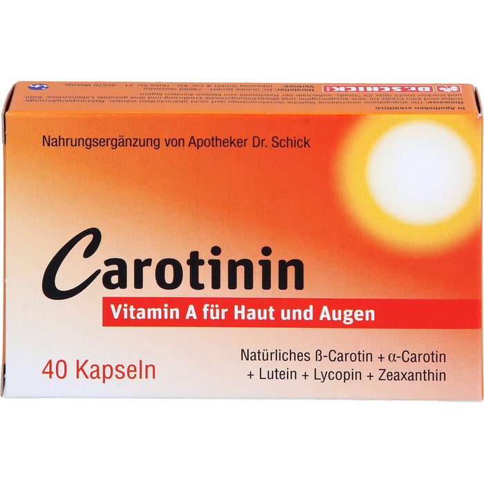 Inkosmia Carotinin Kapseln, 40 St. Kapseln