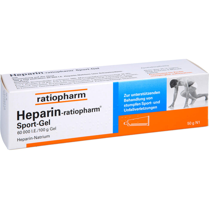 Heparin-ratiopharm Sport-Gel, 60000 I.E./100 g Gel, 50 g GEL