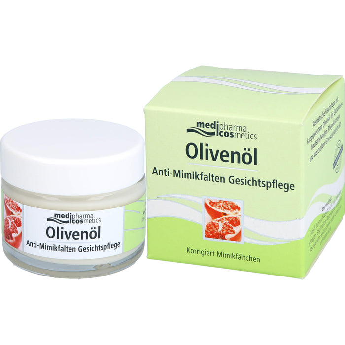 Olivenöl Anti-Mimikfalten Gesichtspflege, 50 ml Creme