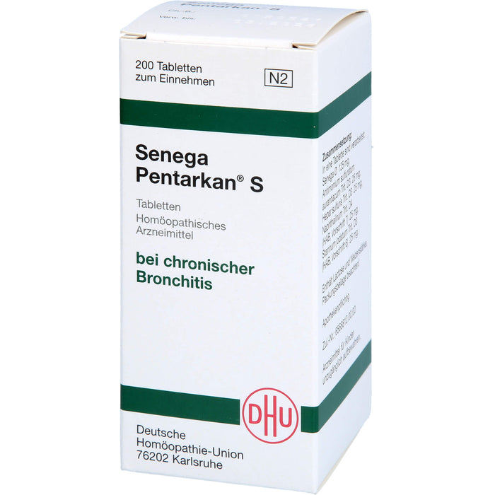 DHU Senega Pentarkan S Tabletten, 200 pcs. Tablets