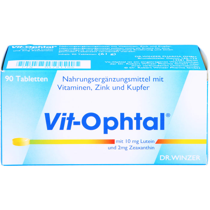 Vit-Ophtal mit 10mg Lutein, 90 St TAB