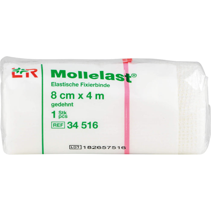 Mollelast Elastische Fixierbinde 8 cm x 4 m, 1 St. Binde