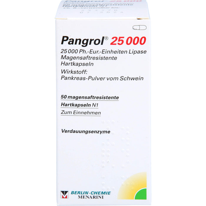 Pangrol 25 000 Kapseln Verdauungsenzyme, 50 pc Capsules